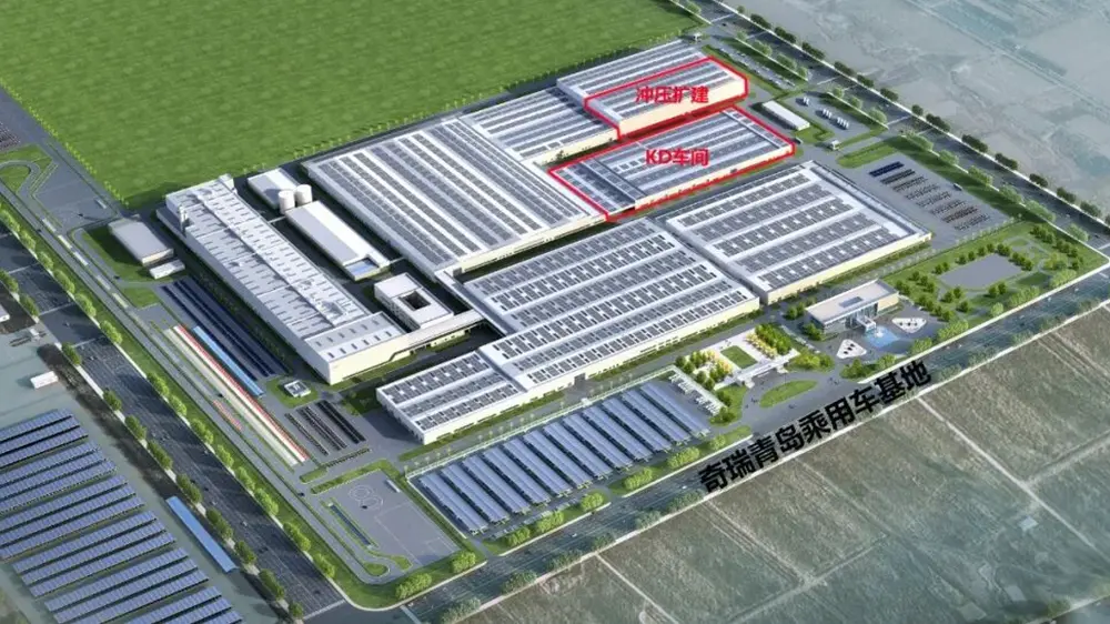Iphrojekthi yokwakha yokukhiqizwa kweChery Kd Construction e-Beam, i-Eihe yabona i-Chery Automobile qingdao base Mase Comvernct Project iwine ibhidi 
