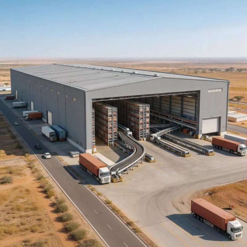 Yiziphi Izinzuzo Eziyinhloko Ze-Prefab Modular Steel Logistics Warehouse Warehouse Construction for E-Commerce Distribution Center?