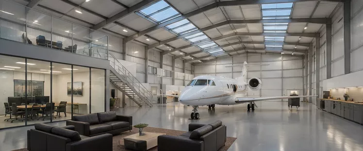 Steel Structure Private Hangar Construction