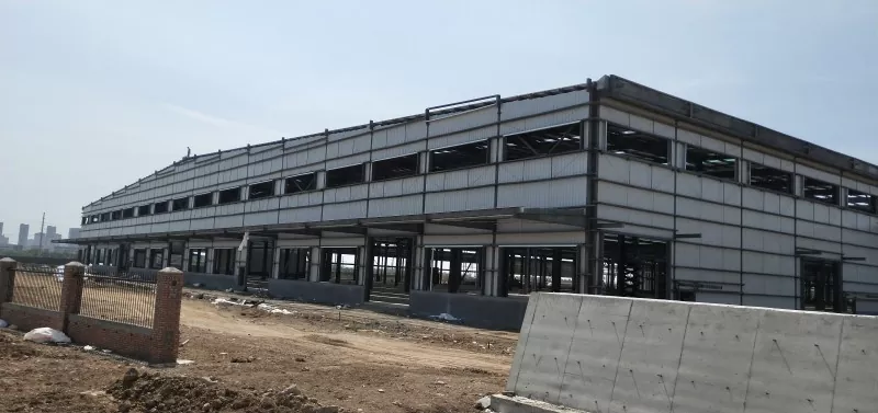 I-Prefab Modular Steel Frame Logistics Warehouse Construction