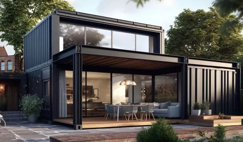 I-Scenic Area Container House Construction Steel Construction