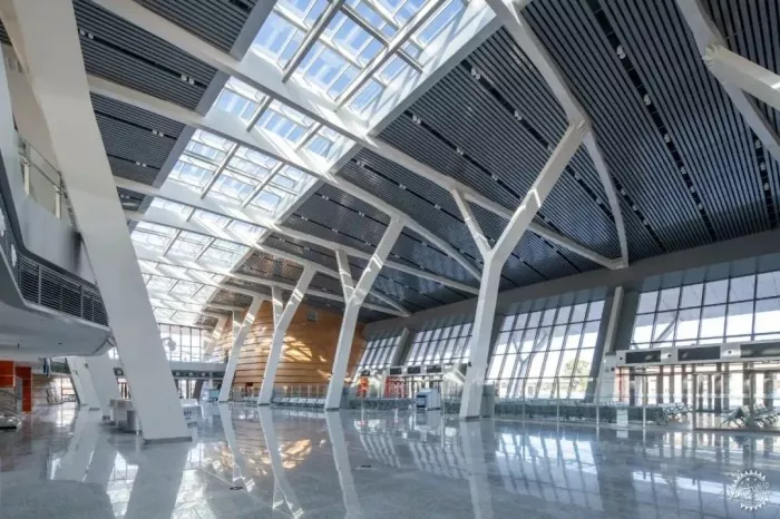 Steel Modern Minimalist Station Building