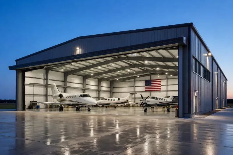Isakhiwo Sensimbi Ukwakhiwa Kwe-Hangar Yangasese